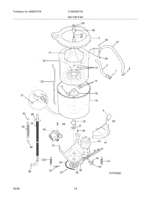 11 - Motor / Tub parts for Frigidaire Washer Dryer Combo FLGB8200FS5 from AppliancePartsPros.com