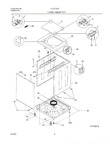 09 - Wshr Cab,Top parts for Frigidaire Washer Dryer Combo FLSG72GCTA from AppliancePartsPros.com