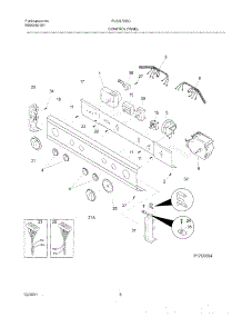 07 - Control Panel parts for Frigidaire Washer Dryer Combo FLSG72GCSA from AppliancePartsPros.com