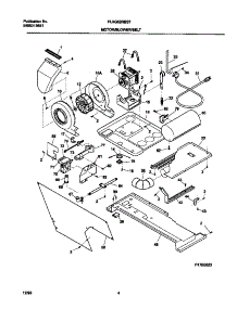 03 - Motor / Blower / Belt parts for Frigidaire Washer Dryer Combo FLXG52RBS7 from AppliancePartsPros.com
