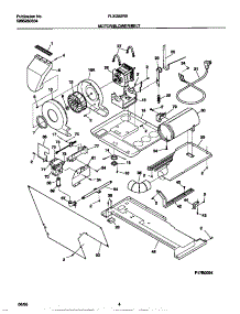 03 - Motor / Blower / Belt parts for Frigidaire Washer Dryer Combo FLXG52RBT2 from AppliancePartsPros.com