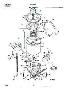 06 - Spin Tub / Motor parts for Frigidaire Washer Dryer Combo FLXG52RBT2 from AppliancePartsPros.com