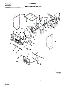 02 - Cabinet / Drum / Heater parts for Frigidaire Washer Dryer Combo FLXG52RBT7 from AppliancePartsPros.com