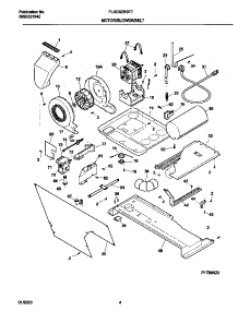 03 - Motor / Blower / Belt parts for Frigidaire Washer Dryer Combo FLXG52RBT7 from AppliancePartsPros.com