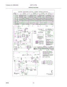 14 - Wiring Diagram parts for Frigidaire Washer Dryer Combo GCET1031FS2 from AppliancePartsPros.com