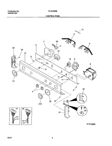 07 - Control Panel parts for Frigidaire Washer Dryer Combo FLXG52RBSB from AppliancePartsPros.com