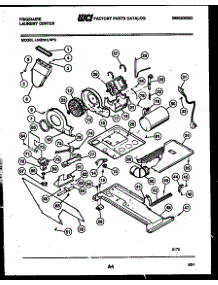 03 - Motor, Blower And Cabinet Parts parts for Frigidaire Washer Dryer Combo LCG751LW3 from AppliancePartsPros.com
