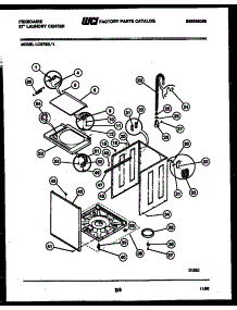 05 - Cabinet Parts parts for Frigidaire Washer Dryer Combo LCE732LL1 from AppliancePartsPros.com