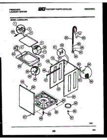 05 - Cabinet Parts parts for Frigidaire Washer Dryer Combo LCG751LW3 from AppliancePartsPros.com