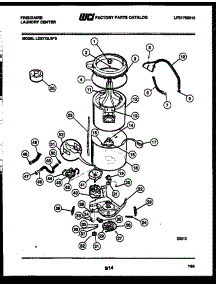 06 - Tub Detail parts for Frigidaire Washer Dryer Combo LCE772LL0 from AppliancePartsPros.com