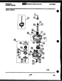 07 - Transmission Parts parts for Frigidaire Washer Dryer Combo LCE732LW0 from AppliancePartsPros.com