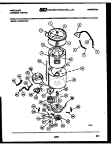 06 - Tub Detail parts for Frigidaire Washer Dryer Combo LCG751LW3 from AppliancePartsPros.com