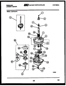 07 - Transmission Parts parts for Frigidaire Washer Dryer Combo LCE772LL0 from AppliancePartsPros.com