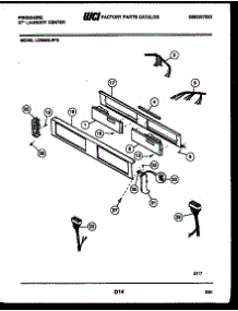 04 - Console And Control Parts parts for Frigidaire Washer Dryer Combo LCE852LW0 from AppliancePartsPros.com