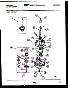 07 - Transmission Parts parts for Frigidaire Washer Dryer Combo LCG751LW3 from AppliancePartsPros.com