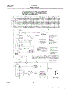 14 - 131994200 Wiring Diagram parts for Frigidaire Washer Dryer Combo FLXG52RBT8 from AppliancePartsPros.com