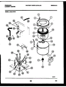 05 - Tubs, Water Valve And Lid Switch parts for Frigidaire Washer Dryer Combo LCE441PW0 from AppliancePartsPros.com