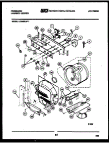 03 - Console, Control And Drum parts for Frigidaire Washer Dryer Combo LCE462LL1 from AppliancePartsPros.com