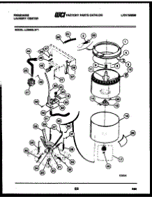 05 - Tubs, Water Valve And Lid Switch parts for Frigidaire Washer Dryer Combo LCE462LL1 from AppliancePartsPros.com