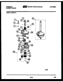 07 - Transmission Parts parts for Frigidaire Washer Dryer Combo LCE462LL1 from AppliancePartsPros.com