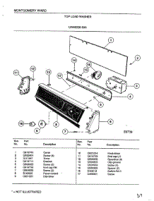 Top Load Wahser parts for Frigidaire Washer 6008A from AppliancePartsPros.com