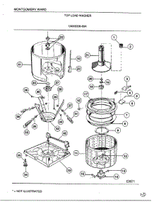 Top Load Washer Page 3 parts for Frigidaire Washer 6008A from AppliancePartsPros.com