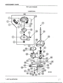 Top Load Washer Page 5 parts for Frigidaire Washer 6008A from AppliancePartsPros.com
