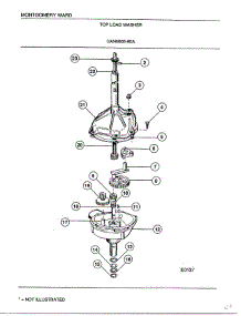 Top Load Washer Page 7 parts for Frigidaire Washer 6008A from AppliancePartsPros.com