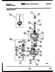 07 - Transmission Parts parts for Frigidaire Washer Dryer Combo LCG771LW2 from AppliancePartsPros.com