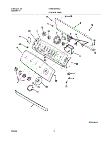 09 - Control Panel parts for Frigidaire Washer CRWS1879AS2 from AppliancePartsPros.com