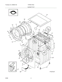 05 - Cabinet / Top parts for Frigidaire Washer FAFW3514KA0 from AppliancePartsPros.com