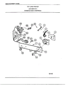 Top Load Washer /  Console And Controls parts for Frigidaire Washer 6507-87A from AppliancePartsPros.com