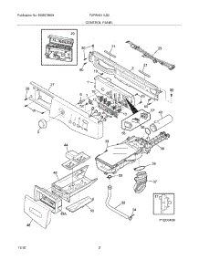 03 - Control Panel parts for Frigidaire Washer FAFW4011LB0 from AppliancePartsPros.com