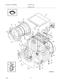 05 - Cabinet / Top parts for Frigidaire Washer FAFW4011LB0 from AppliancePartsPros.com