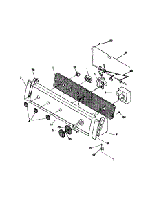 05 - Control Panel parts for Frigidaire Washer F21C645CS1 from AppliancePartsPros.com