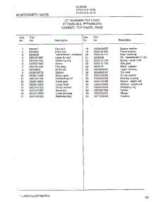 Transmission Page 2 parts for Frigidaire Washer 6489-87A from AppliancePartsPros.com