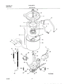 05 - Wshr Mtr,Hose parts for Frigidaire Washer FWS445RFT4 from AppliancePartsPros.com
