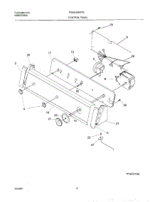 09 - Control Panel parts for Frigidaire Washer FWS445RFT4 from AppliancePartsPros.com