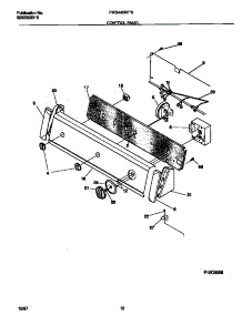 06 - Control Panel parts for Frigidaire Washer FWS445RFT0 from AppliancePartsPros.com