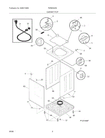 03 - Cabinet / Top parts for Frigidaire Washer FWS833AS3 from AppliancePartsPros.com