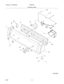 09 - Control / Panel parts for Frigidaire Washer FWS933FS1 from AppliancePartsPros.com