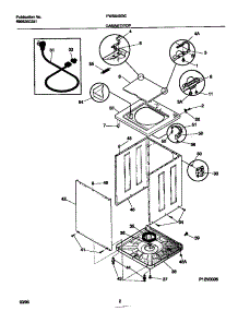 02 - Cabinet / Top parts for Frigidaire Washer FWS845GCS3 from AppliancePartsPros.com