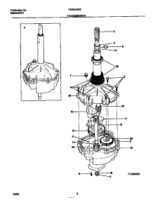 04 - Transmission parts for Frigidaire Washer FWS845GCS3 from AppliancePartsPros.com