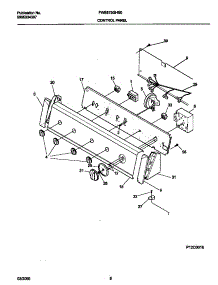 05 - P12c0016 Control Panel parts for Frigidaire Washer FWS875GHS0 from AppliancePartsPros.com