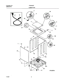 03 - Wshr Cab,Top parts for Frigidaire Washer FWS645GFT2 from AppliancePartsPros.com