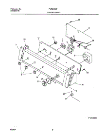09 - Control Panel parts for Frigidaire Washer FWS645GFT2 from AppliancePartsPros.com