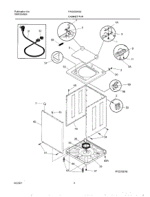 03 - Wshr Cab,Top parts for Frigidaire Washer FWS833AS0 from AppliancePartsPros.com