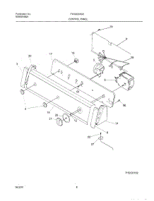 09 - Control Panel parts for Frigidaire Washer FWS833AS0 from AppliancePartsPros.com