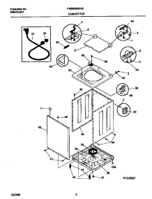 02 - P12v0027 Wshr Cab,Top parts for Frigidaire Washer FWS950RHS0 from AppliancePartsPros.com