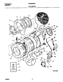 04 - P12t0050 Wshr Tub,Motor parts for Frigidaire Washer FWTB69RGS0 from AppliancePartsPros.com